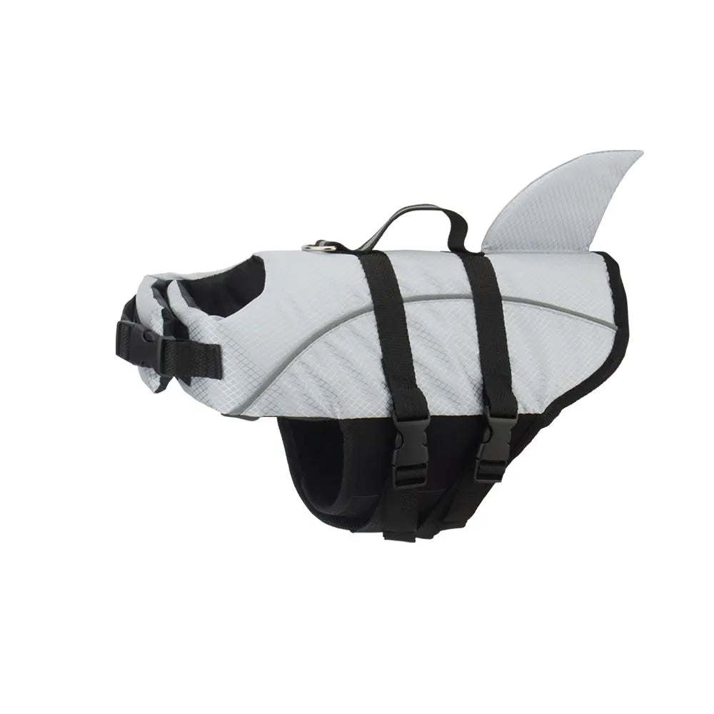 Shark Pet Life Jacket Dog Swim Vest Swimsuit Jacket Summer Small Medium Dog Coat Reflective Clothes XS-2XL