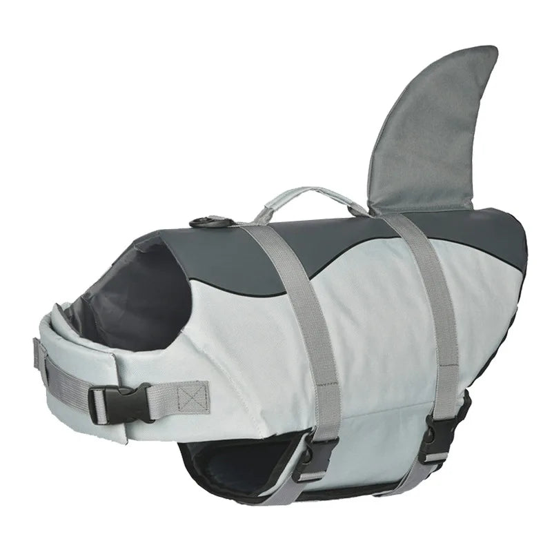 Lifevest for Dogs Super Buoyancy Mermaid Shark Dog Life Jacket for Small Large Dogs Reflective Safe Puppy Swimsuit with Handle