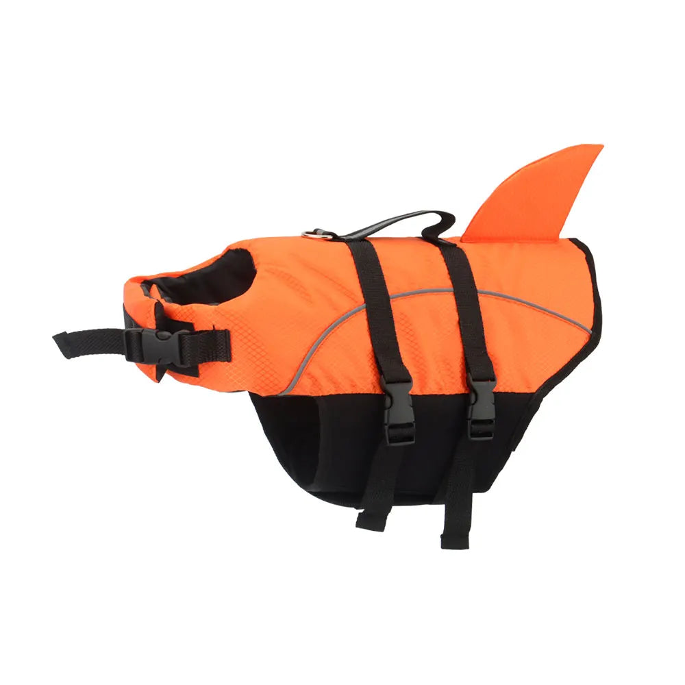 Shark Pet Life Jacket Dog Swim Vest Swimsuit Jacket Summer Small Medium Dog Coat Reflective Clothes XS-2XL