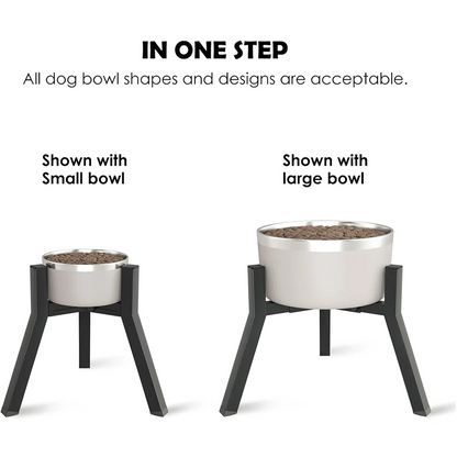 2025+ Dog Bowl Stand for Medium Large Dogs, Adjustable Width Elevated Dog Bowls 7-10.6inch, Raised Dog Food Water Bowls
