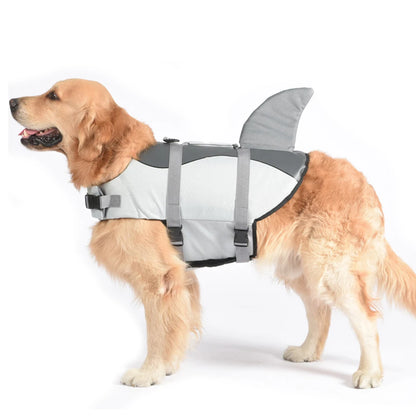 Lifevest for Dogs Super Buoyancy Mermaid Shark Dog Life Jacket for Small Large Dogs Reflective Safe Puppy Swimsuit with Handle