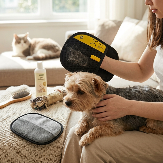 Double-sided Grooming Gloves Pet Hair Remover